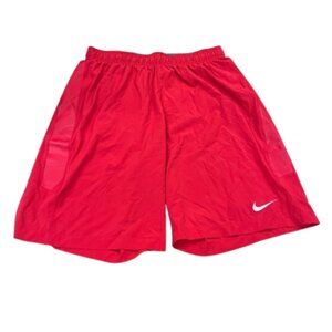 Nike Men's Red Athletic Shorts size LARGE